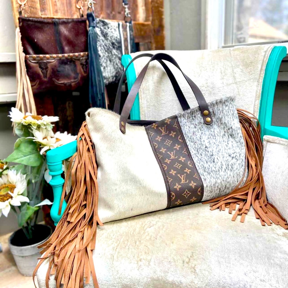 Moxy Cowgirl LV Designed Upcycled Bag